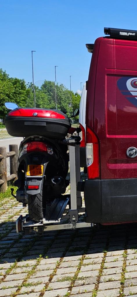 Scooterdrager voor Fiat Chausson camperbus 6m, Ophalen of Verzenden, Zo goed als nieuw