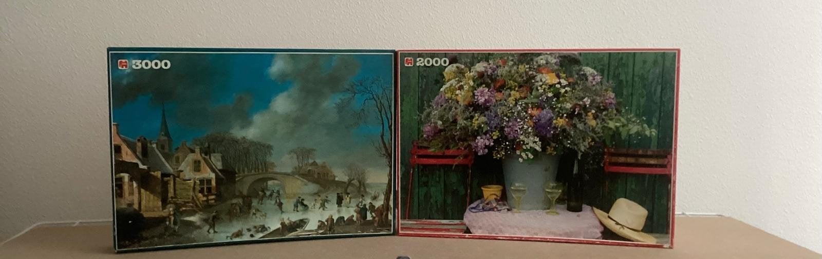 2 puzzels (Jumbo) 2000 en 3000 stukjes, Ophalen of Verzenden, Meer dan 1500 stukjes, Legpuzzel