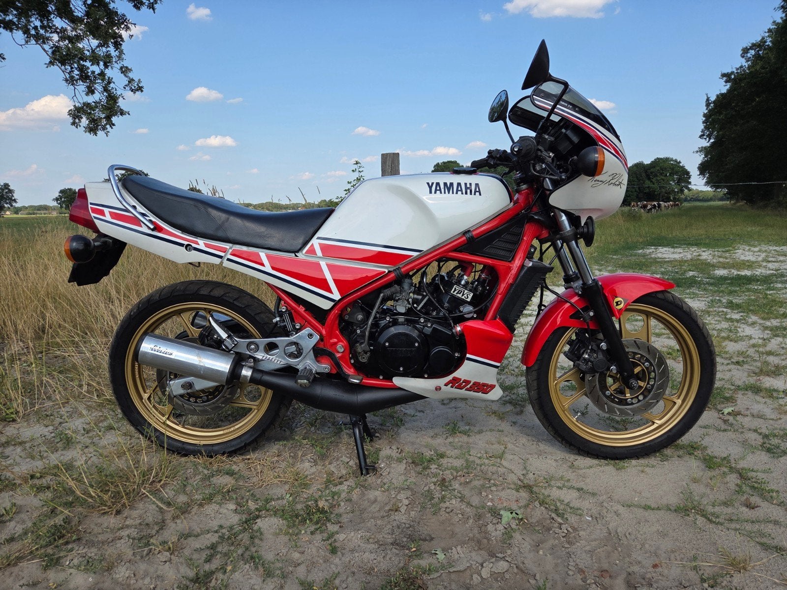 Yamaha rd 350 ypvs 31k, 2 cilinders, Motorrijbewijs A, Meer dan 35 kW, 350 cc