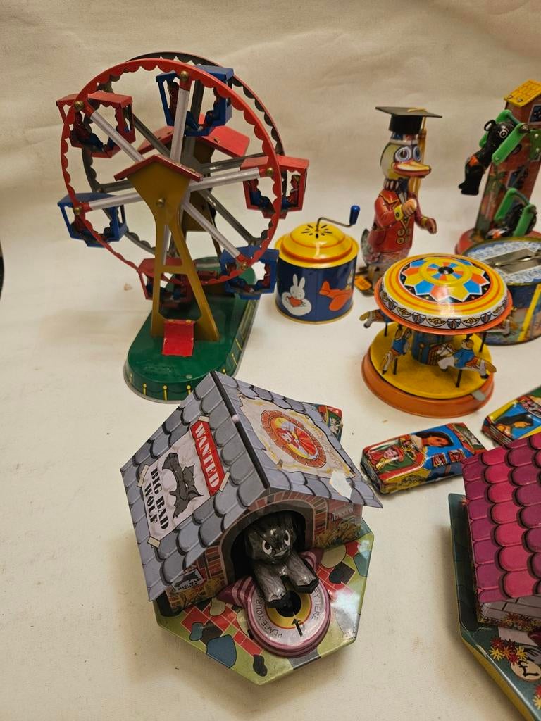Vintage Blikken Speelgoed Collectie ., Antiek en Kunst, Ophalen of Verzenden