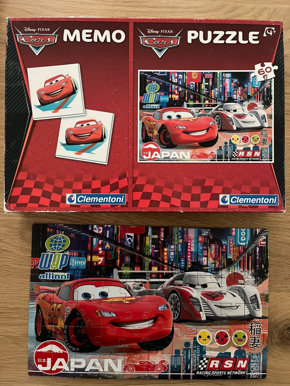 Disney Cars ouzzel en memory, Ophalen of Verzenden, Meer dan 50 stukjes, Gebruikt, 2 tot 4 jaar