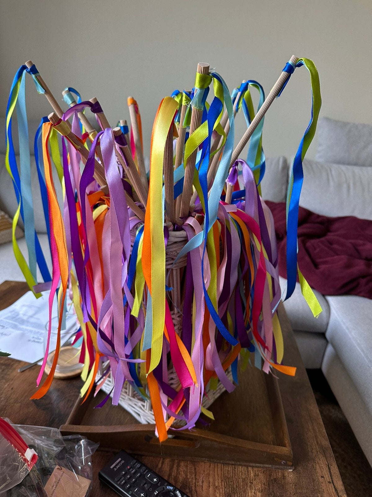 Wedding wands bruiloft versiering ipv confettie, Hobby en Vrije tijd, Feestartikelen, Zo goed als nieuw, Versiering, Geboorte of Huwelijk