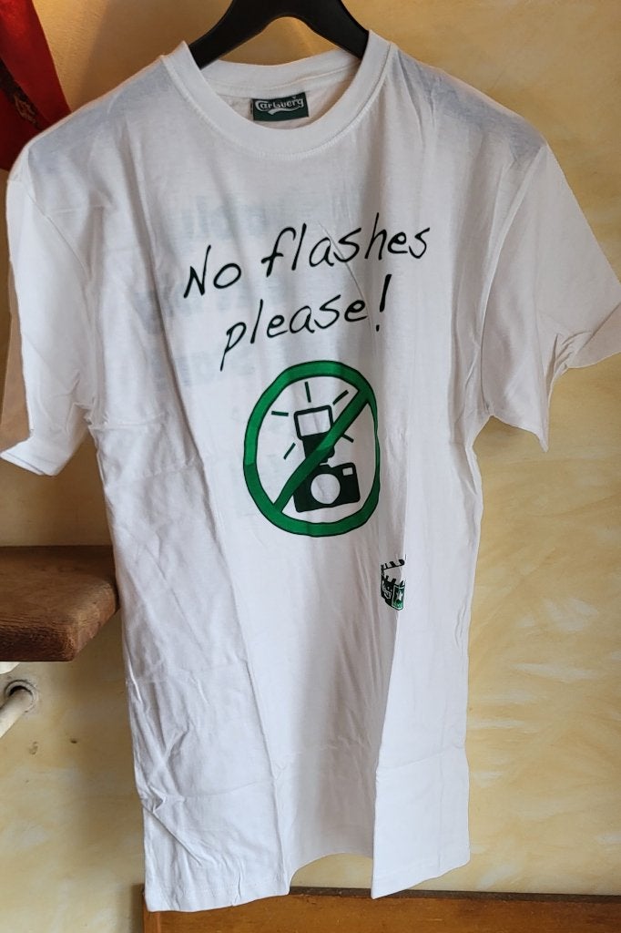 CARLSBERG KINEPOLIS T-shirt “No Flashes Please” XL *NIEUW*, Ophalen of Verzenden, Nieuw, Kleding, Overige merken