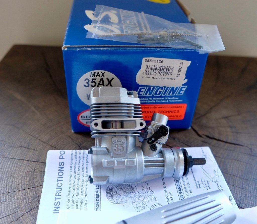 O.S. MAX 35AX – Nieuw in doos – Compleet, Overige merken, Nieuw, Ophalen of Verzenden, Groter dan 1:72