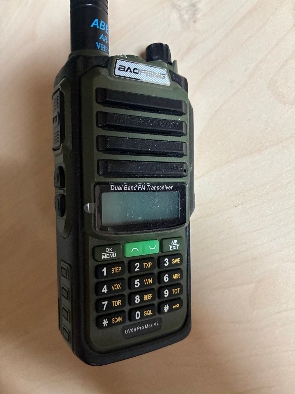 Baofeng UV68 Pro Max V2 Dual Band FM Transceiver + Abbree An, Ophalen of Verzenden, Zo goed als nieuw, 5 tot 15 km, Portofoon of Walkie-talkie