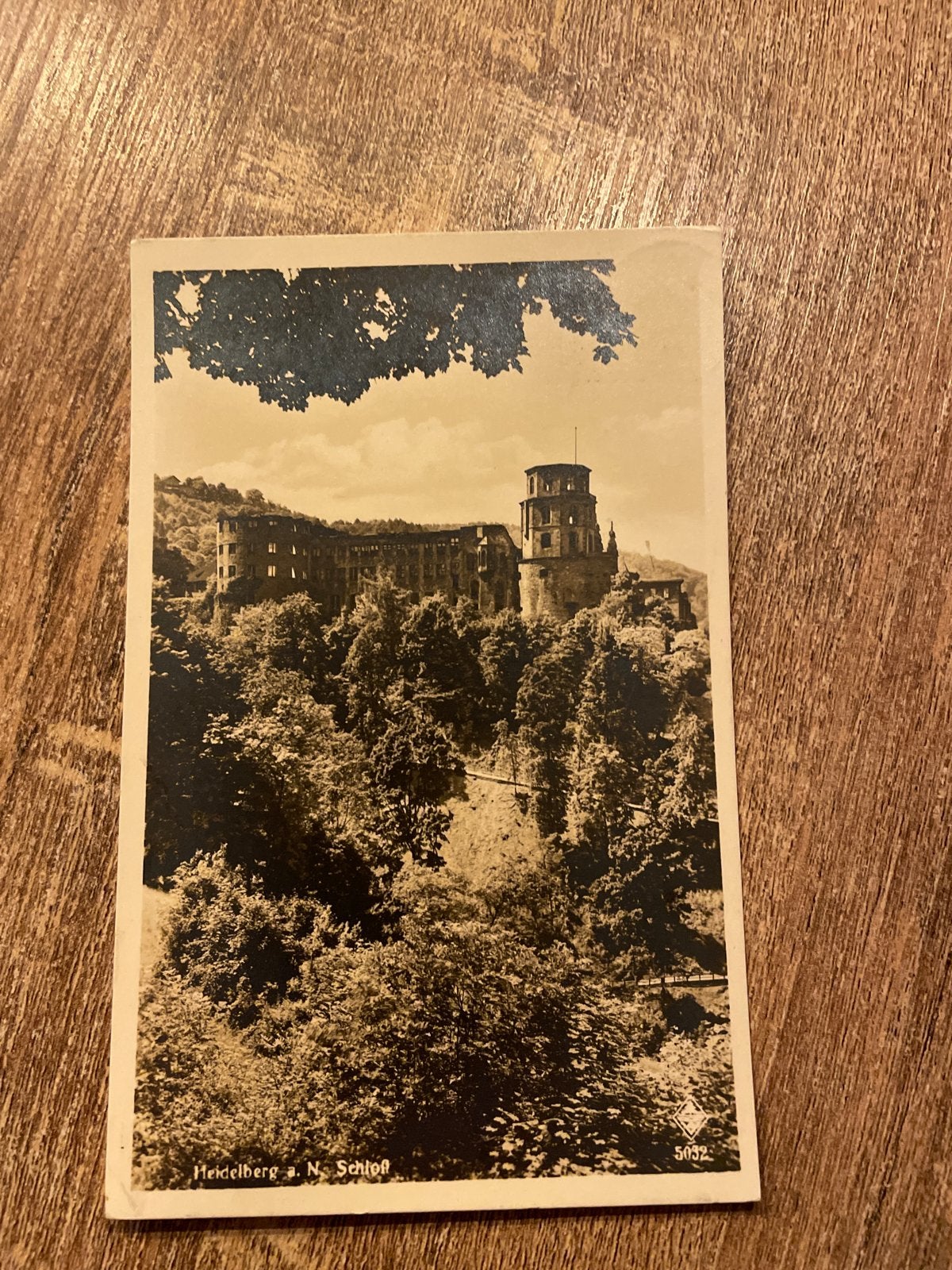 Oude ansichtkaart Heidelberg, Duitsland - 1943, Verzamelen, Ophalen of Verzenden, 1940 tot 1960, Gelopen, Duitsland