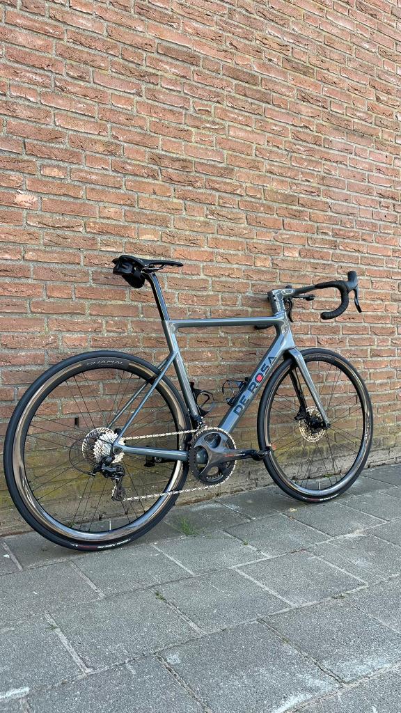 De Rosa Merak Campagnolo Super Record, Fietsen en Brommers, Fietsen | Racefietsen, 28 inch, Carbon, Heren, Zo goed als nieuw