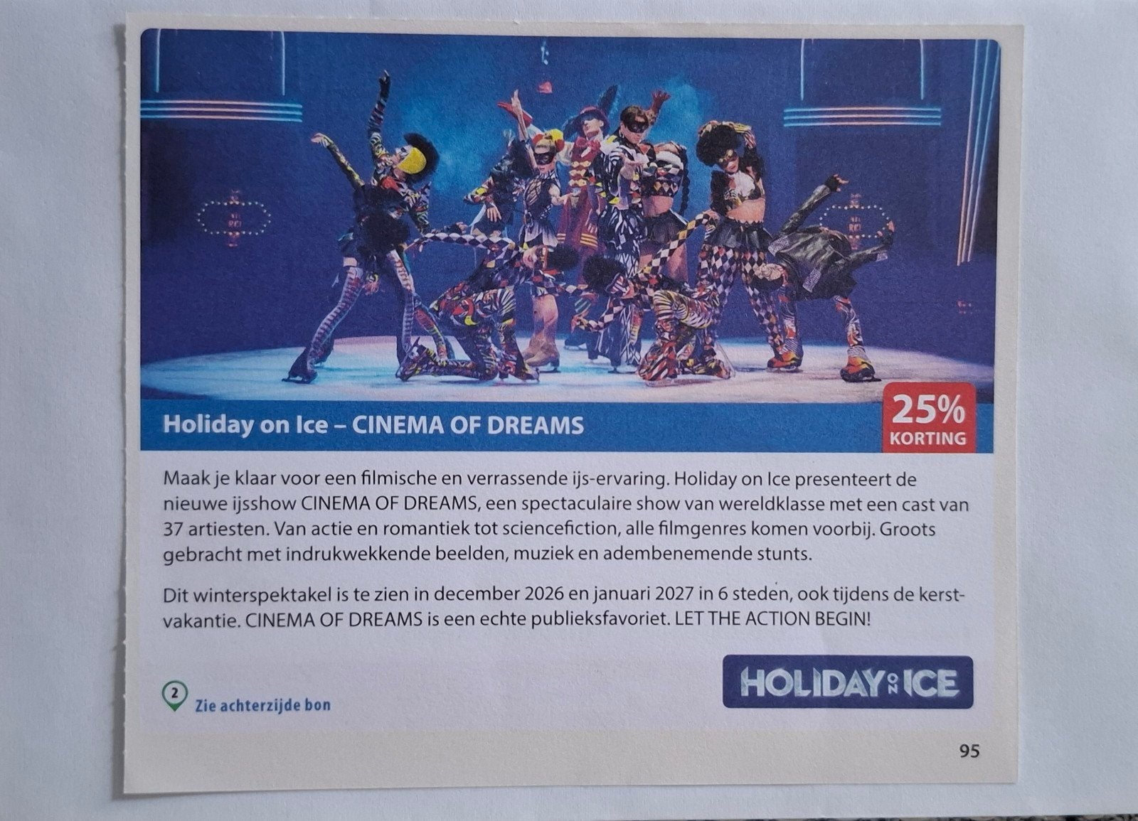 Kortingsbon Holiday on Ice 25% korting, Drie personen of meer