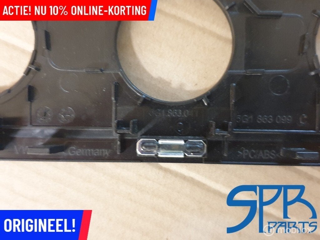 GOLF 7 INLEG LIJST Climatronic paneel ANTRECIET 5G1863041, Gebruikt, Volkswagen, Ophalen of Verzenden, Volkswagen