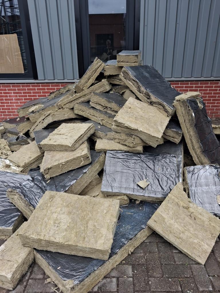 Isolatie rockwool 14 cm dik 100m2, Gebruikt, 12 cm of meer, Steenwol, Ophalen of Verzenden
