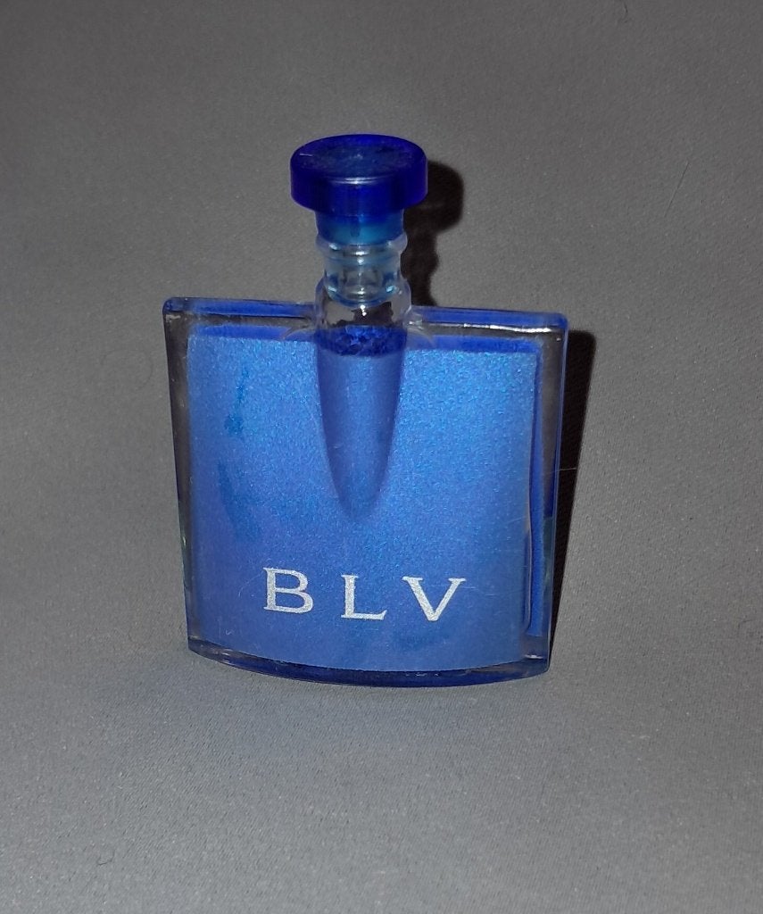 Volle parfum mini Bvlgari BLV, Ophalen of Verzenden, Gebruikt, Miniatuur, Gevuld