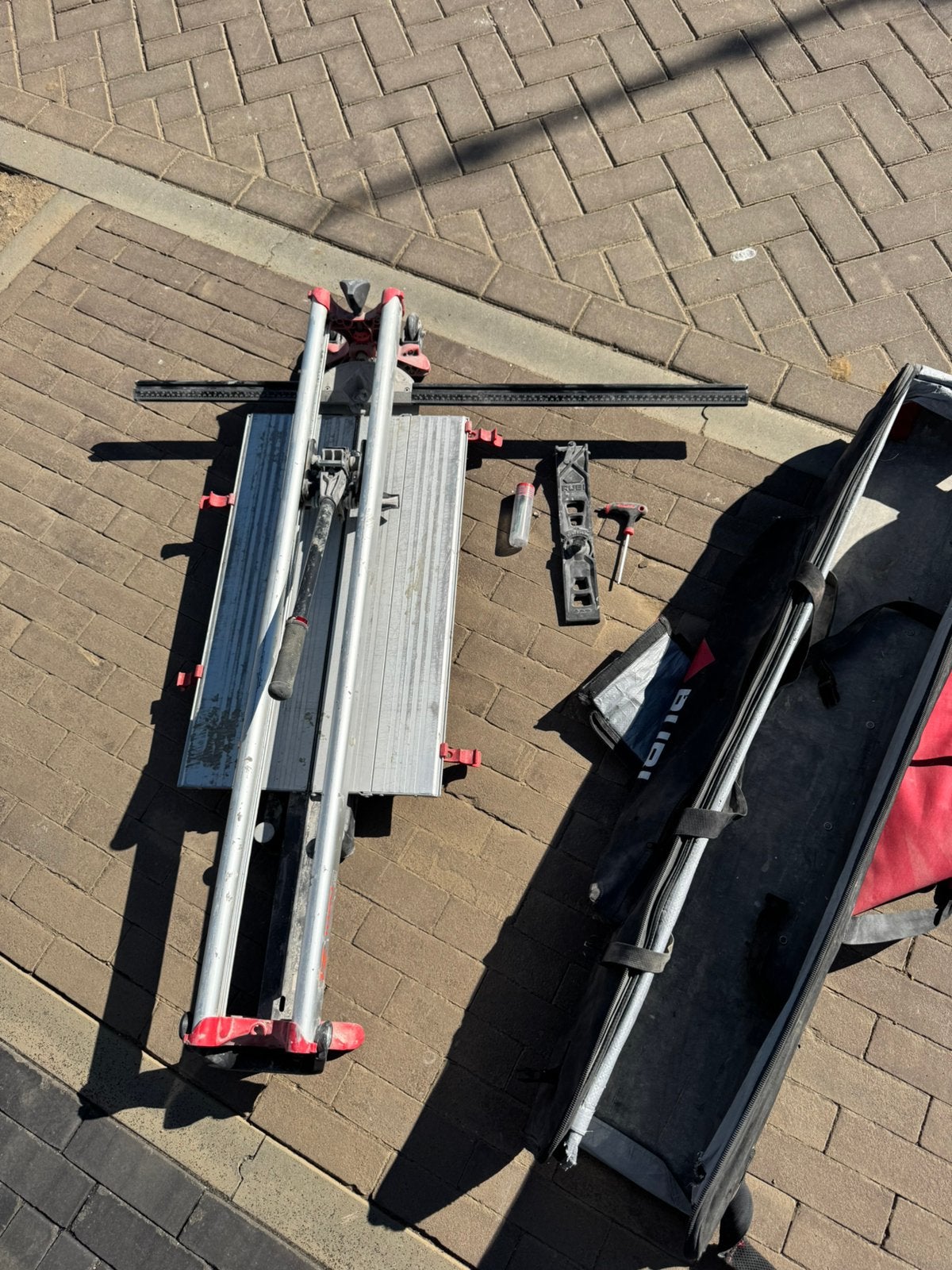 Rubi TZ 1020 tegelsnijder, Ophalen of Verzenden, Zo goed als nieuw, 10 m² of meer, Vloertegels