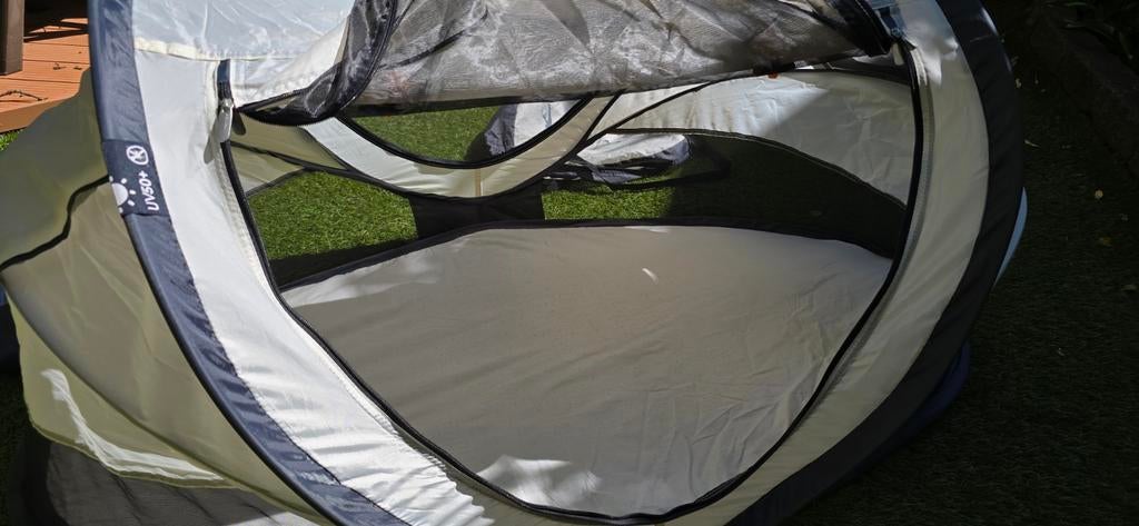 Deryan kinder reistentje met zelfopblaasbaar luchtbedje, Caravans en Kamperen, Tenten, Ophalen of Verzenden, Zo goed als nieuw