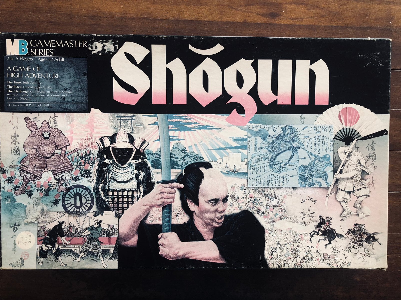 Shogun - bordspel MB vintage, Hobby en Vrije tijd, Ophalen of Verzenden