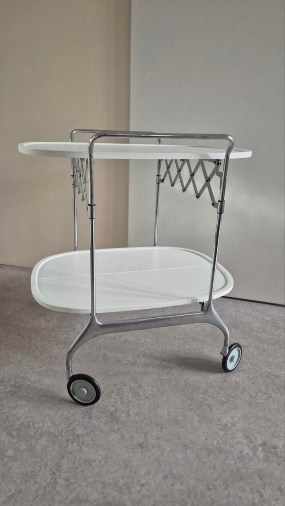 Kartell Gastone opklapbare trolley/serveerwagen, Ophalen, Kunststof, Gebruikt, Modern, Design, Functioneel