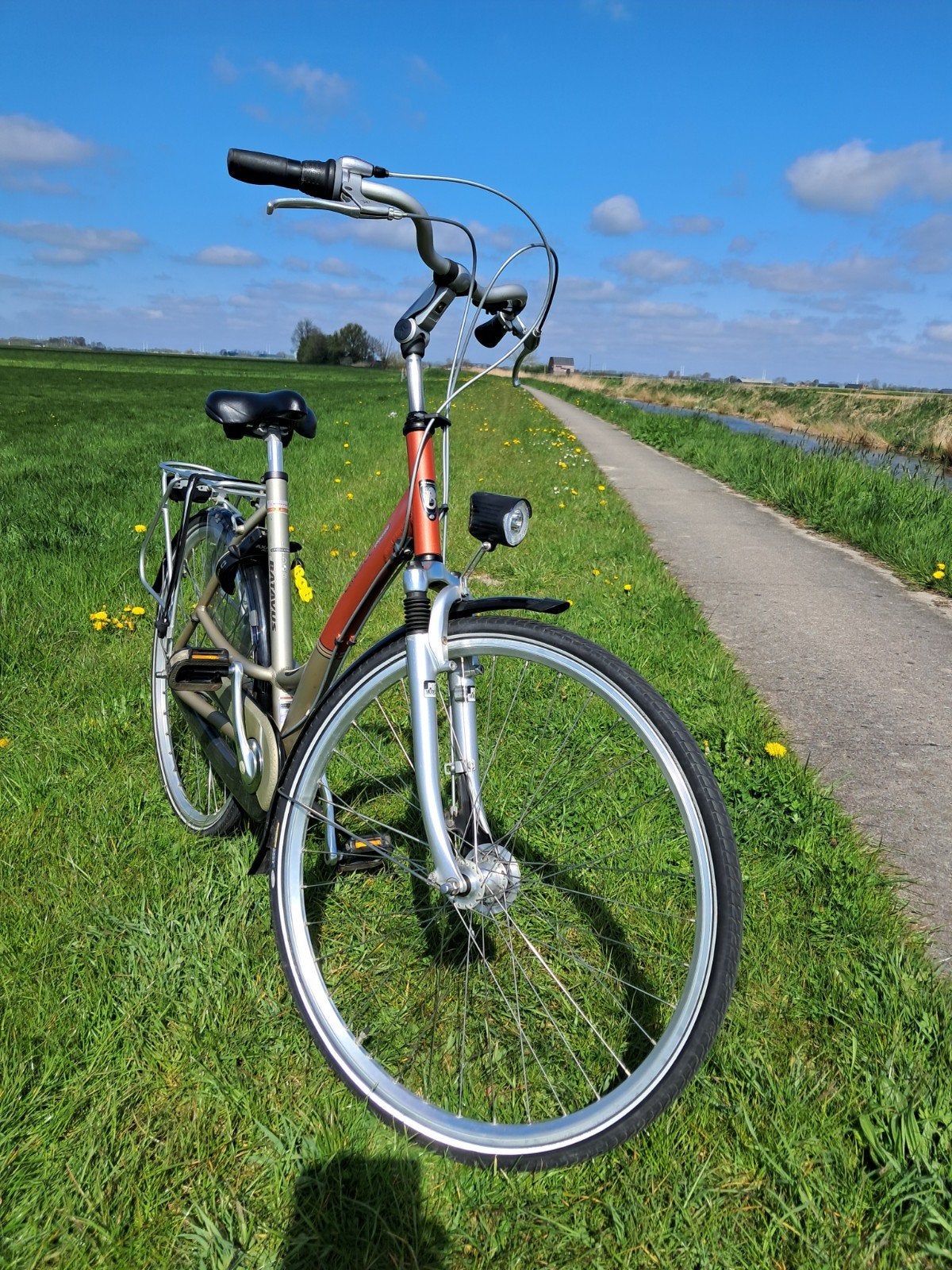 Nette damesfiets Batavus Crescendo 53 cm, Ophalen, 53 tot 56 cm, Versnellingen, Batavus