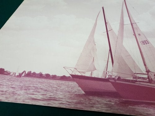 vintage foto met boten erop, Ophalen of Verzenden, 'T Olde Gre-j, Info@toldegrej.nl, Endepoelstraat 20f Didam