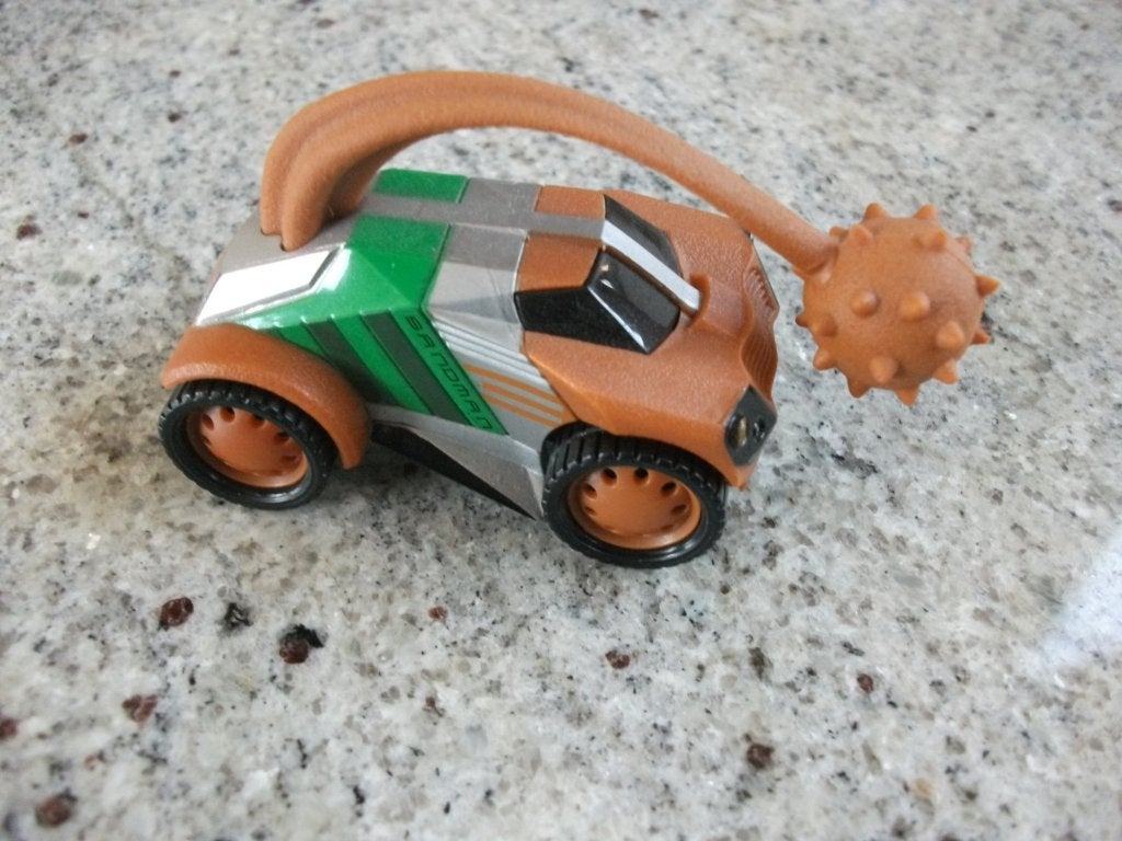 Majorette Marvel auto (bruin met knots) (w), Ophalen of Verzenden, Gebruikt