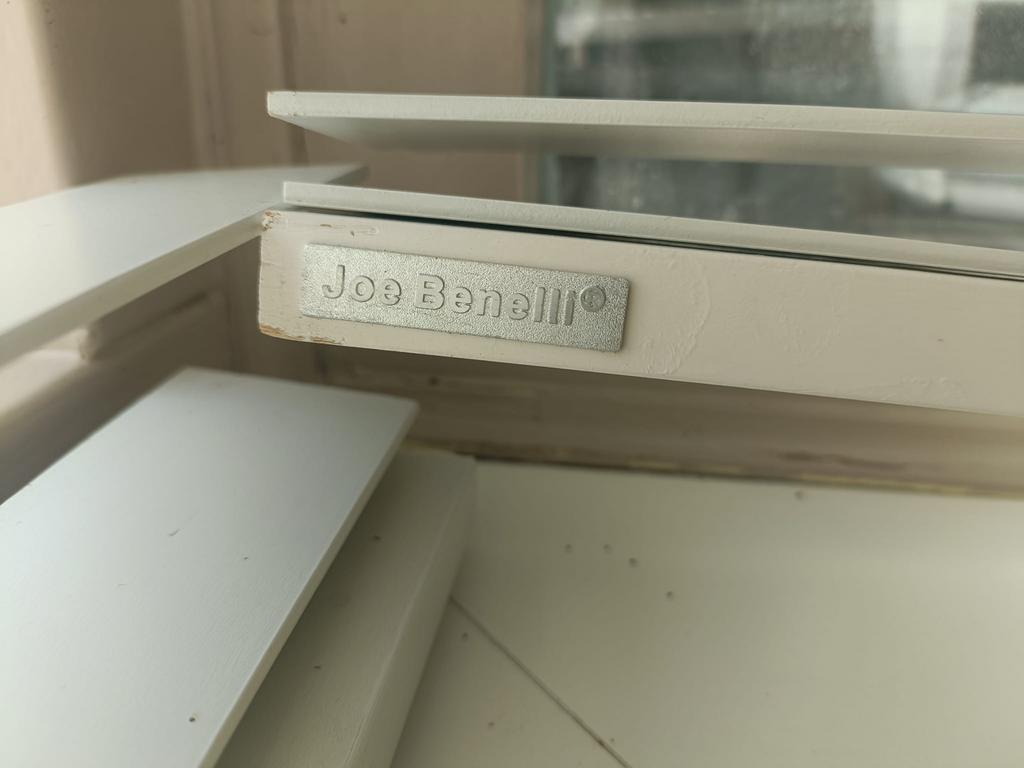 Witte jaloezieën Joe Benelli - 87cm+260cm breed/200hoog, Ophalen of Verzenden, Zo goed als nieuw