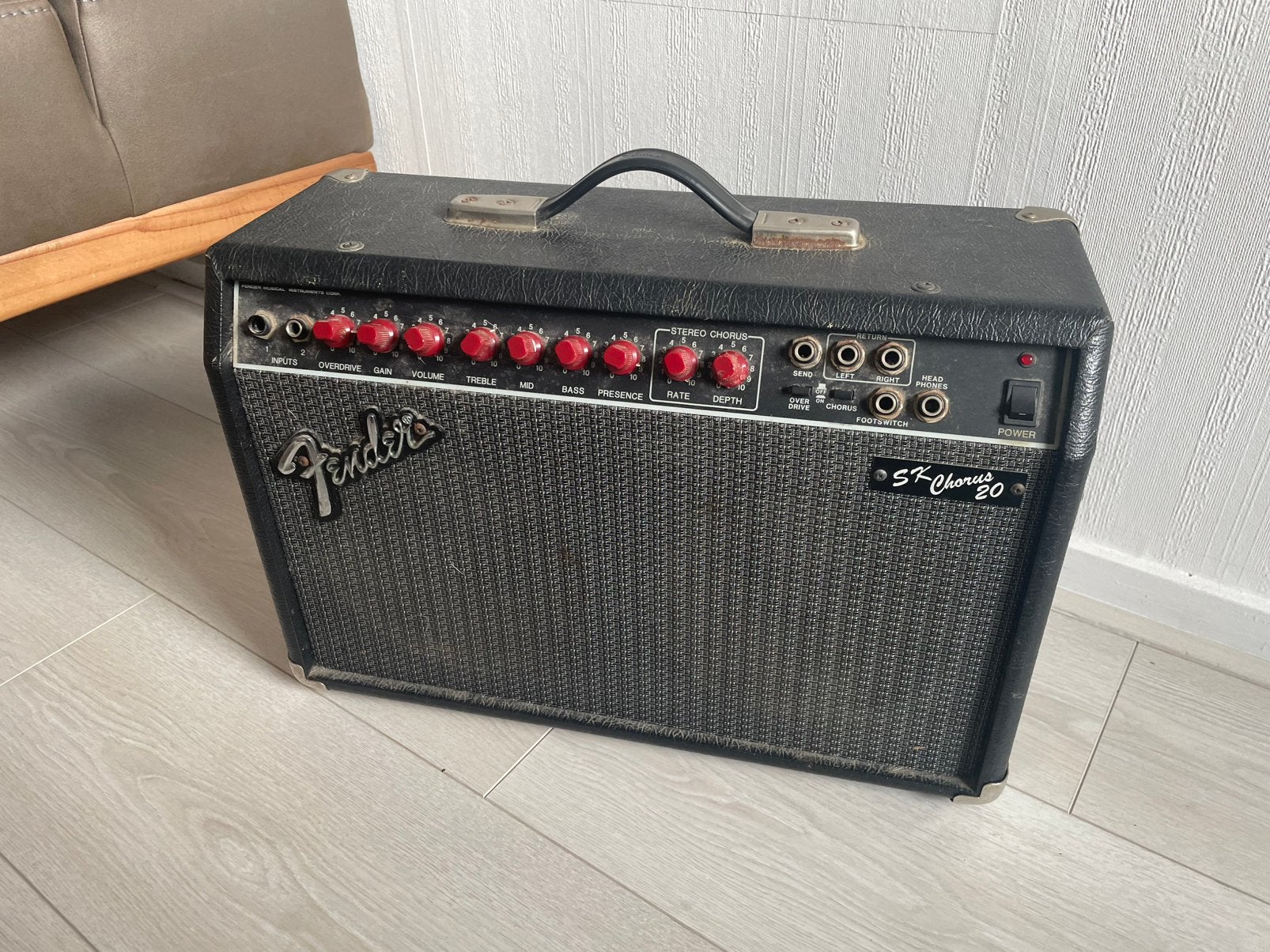 Fender SK Chorus 20 gitaarversterker, Muziek en Instrumenten, Ophalen, Gebruikt, Minder dan 50 watt