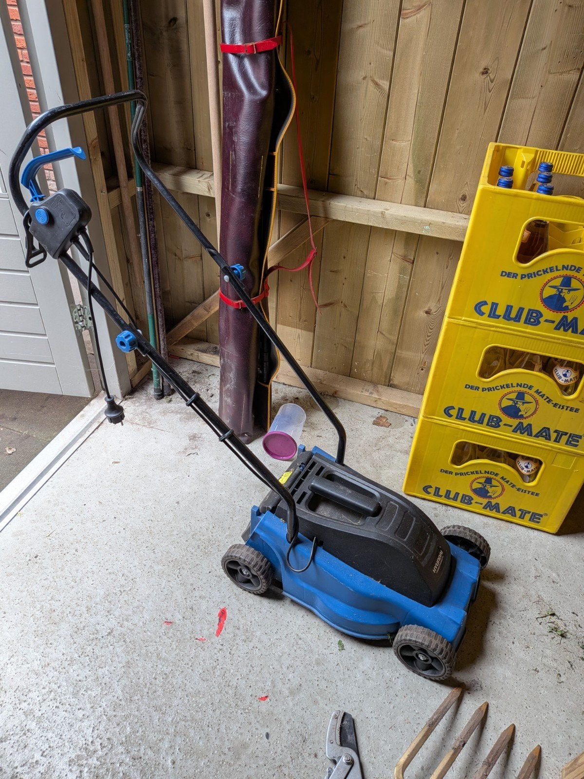 Grasmaaier, Ophalen, Cirkelmaaier, Gebruikt, Elektrische grasmaaier