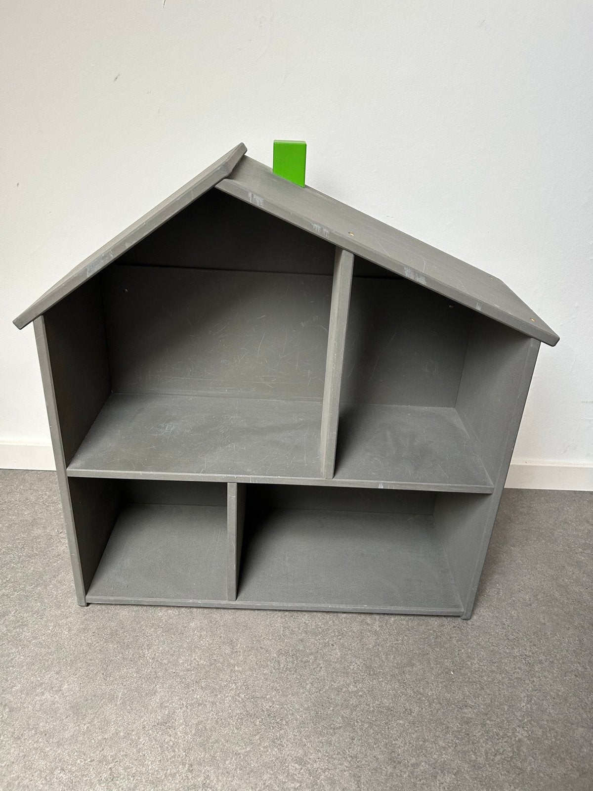 Ikea houten poppenhuis grijs, Ophalen, Gebruikt, Kast