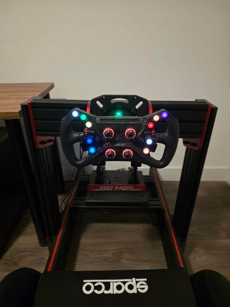 Complete High-End Sim Racing Setup, Ophalen, Racestuur, Force feedback, Overige merken