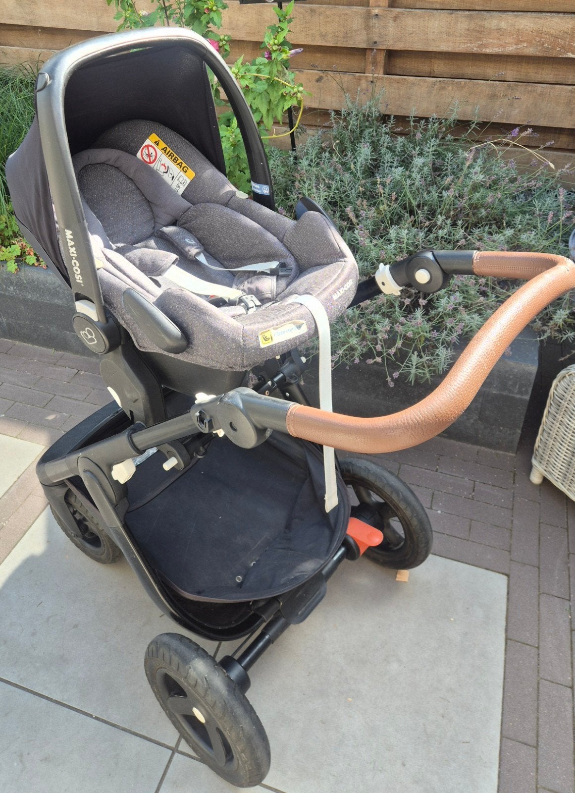 Stokke trailz incl Maxi cosi Rock, Gebruikt, Luchtbanden, Combiwagen, Ophalen