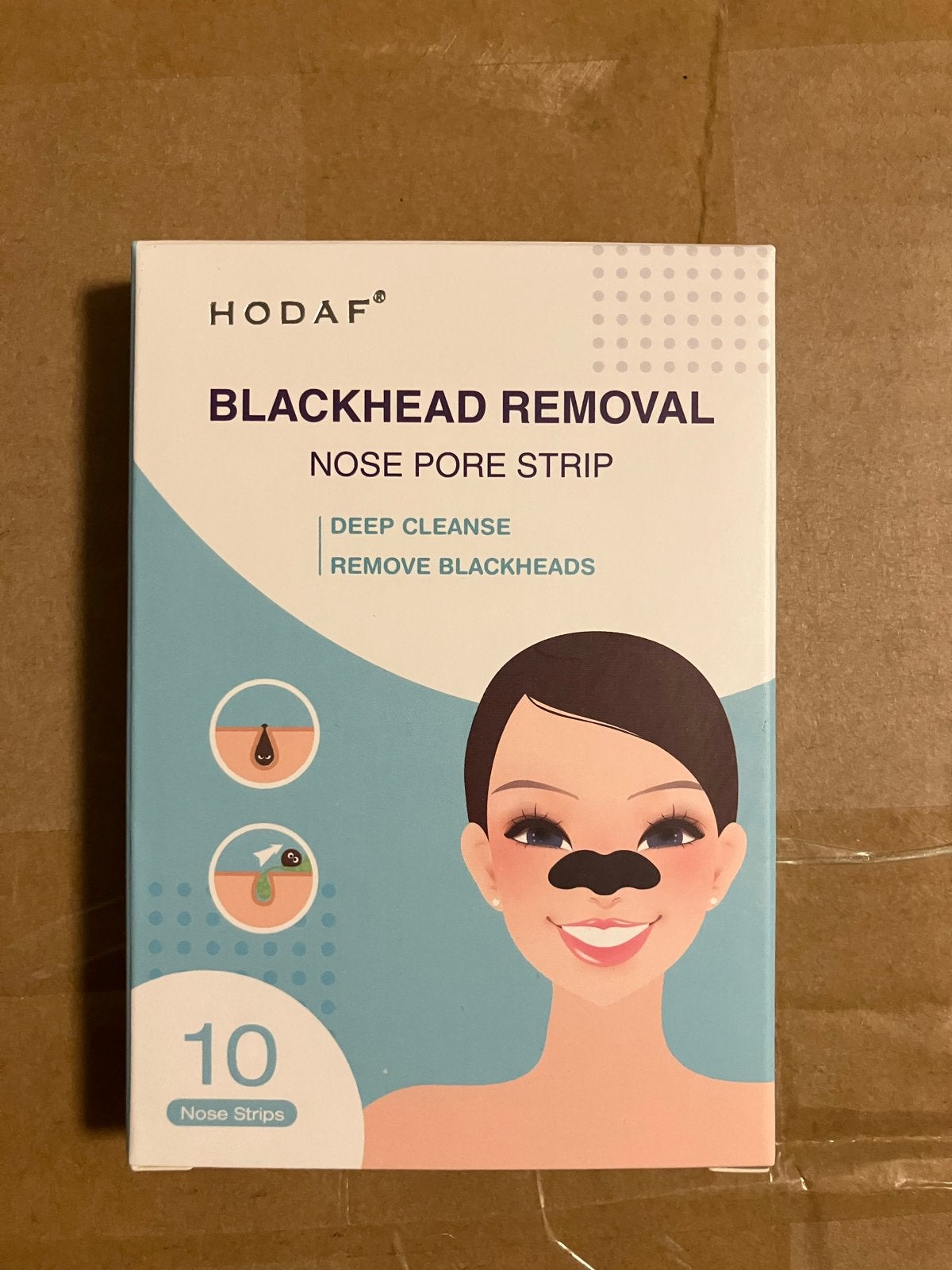 Blackhead Removal Neusstrips - 10 stuks, Zwart, Nieuw, Make-up, Verzenden