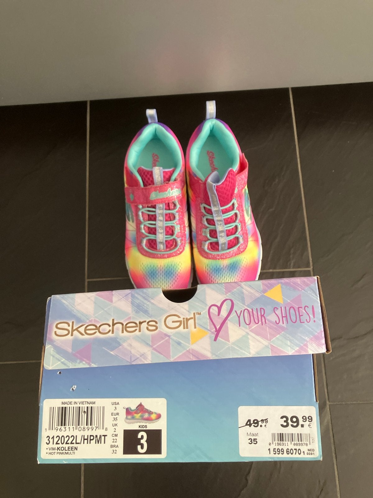 Slechts nieuw! Skechers meisjesschoenen maat 35, Ophalen, Meisje, Schoenen, Zo goed als nieuw