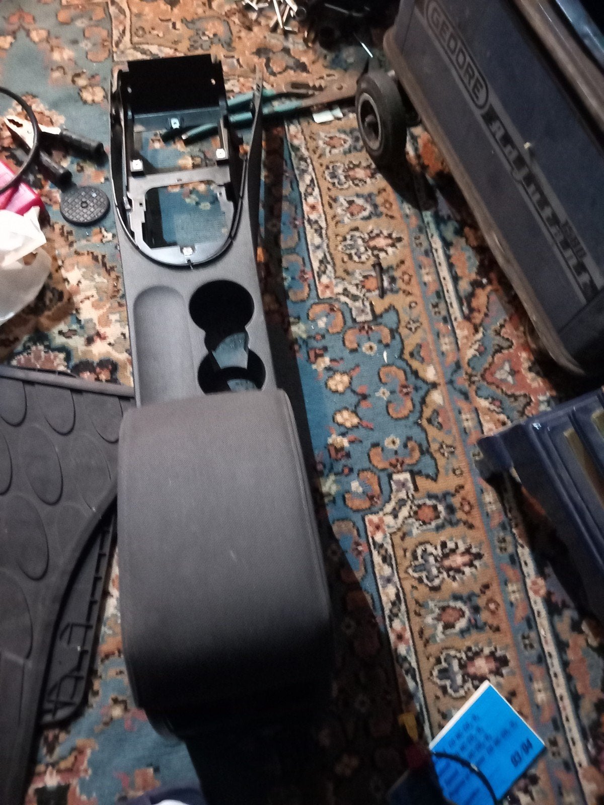 Middenconsole met armsteun en bekerhouders, Auto-onderdelen, Ophalen of Verzenden, Gebruikt