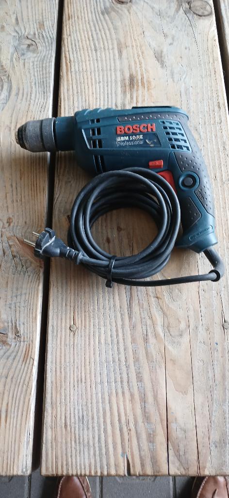 Bosch GBM-10-2RE boormachine boor (gebruikt), Boormachine, Gebruikt, Ophalen of Verzenden, Variabele snelheid