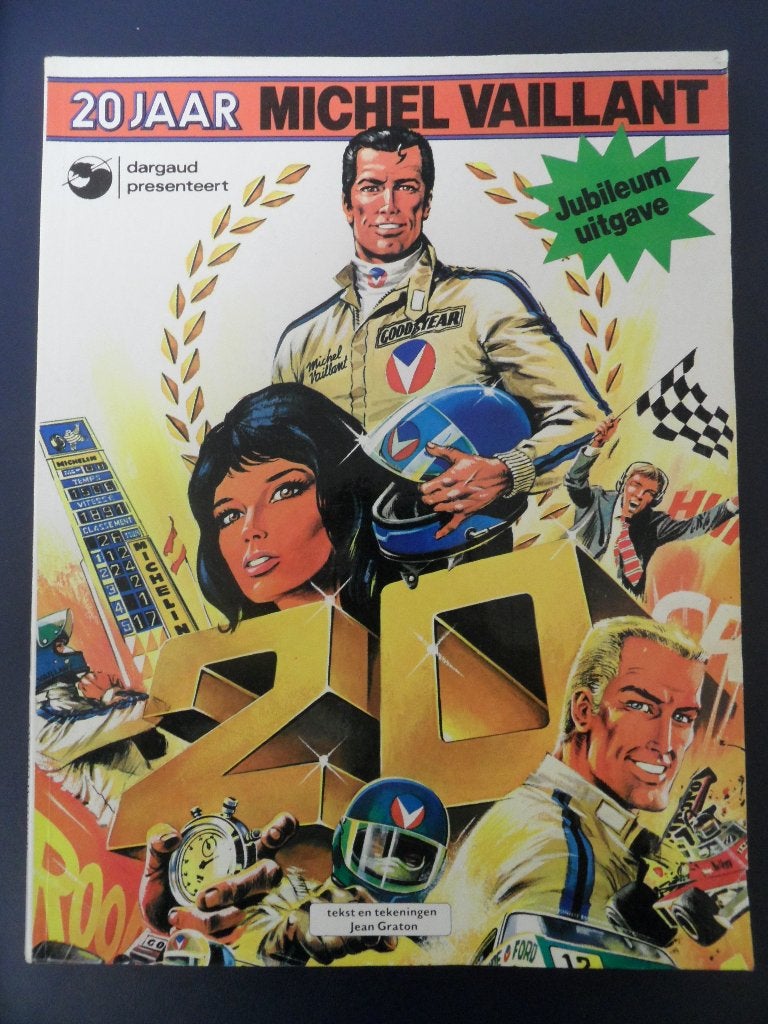 Michel Vaillant. 20 jaar Michel Vaillant. 1979., Eén stripboek, Ophalen of Verzenden, Zo goed als nieuw