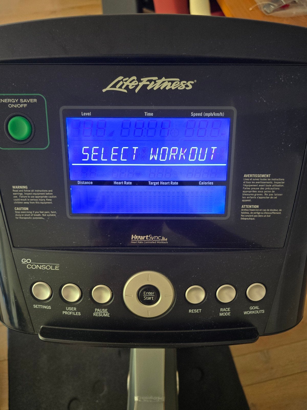 Life Fitness C1 Upright Lifecycle Hometrainer met Go Console, Ophalen