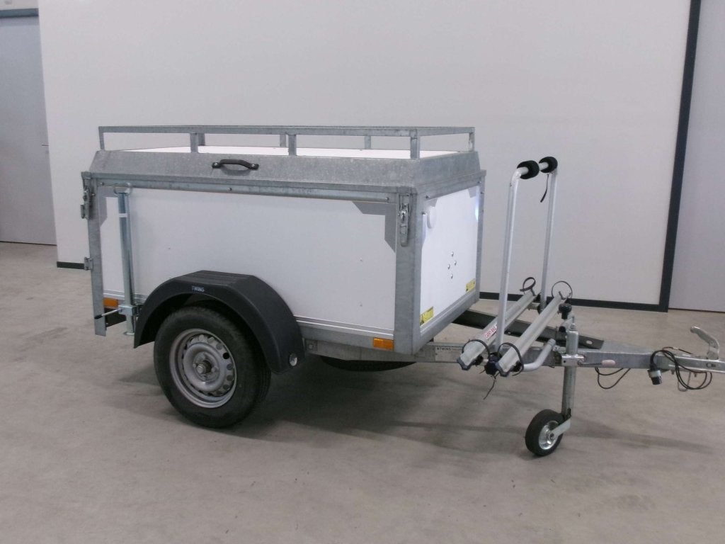 Bagagewagen in nette staat. 175x100x65 cm. Incl fietsdrager, Gebruikt, Niet ingevuld, Niet ingevuld, Ophalen