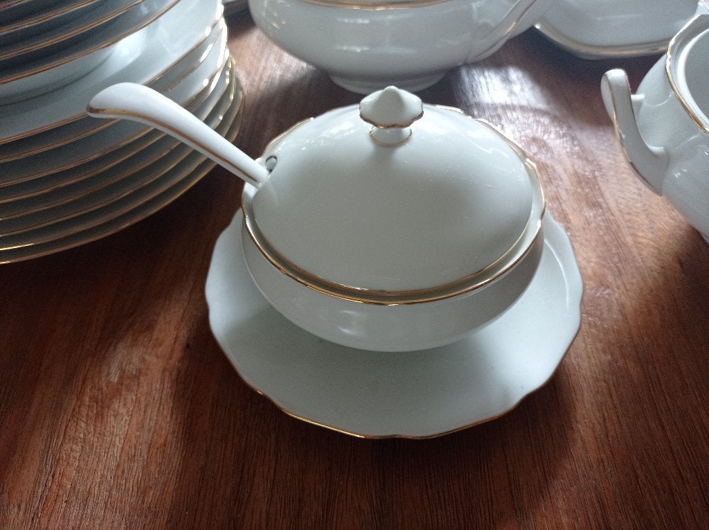 Hutschenreuther Servies - Vintage, Ophalen, Zo goed als nieuw, Overige stijlen, Porselein