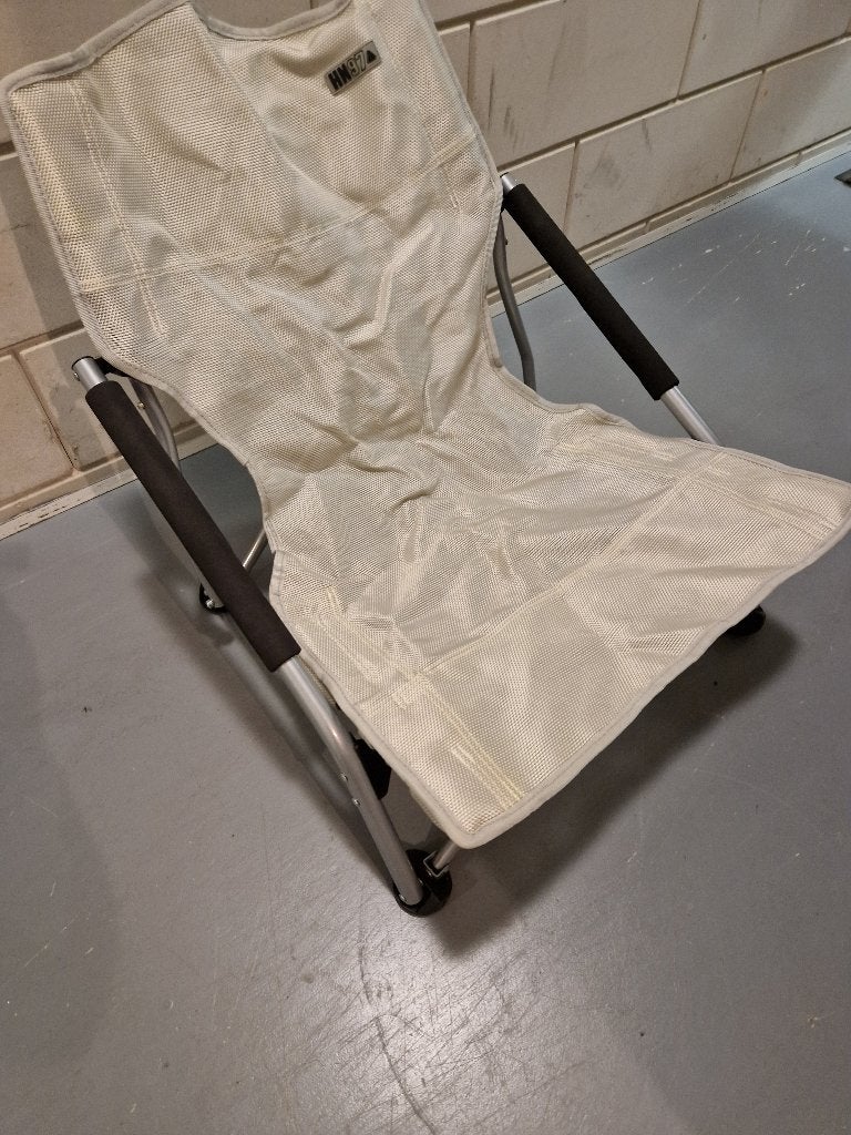 Te koop 2 strandstoelen, Caravans en Kamperen, Kampeermeubelen, Ophalen, Zo goed als nieuw, Campingstoel