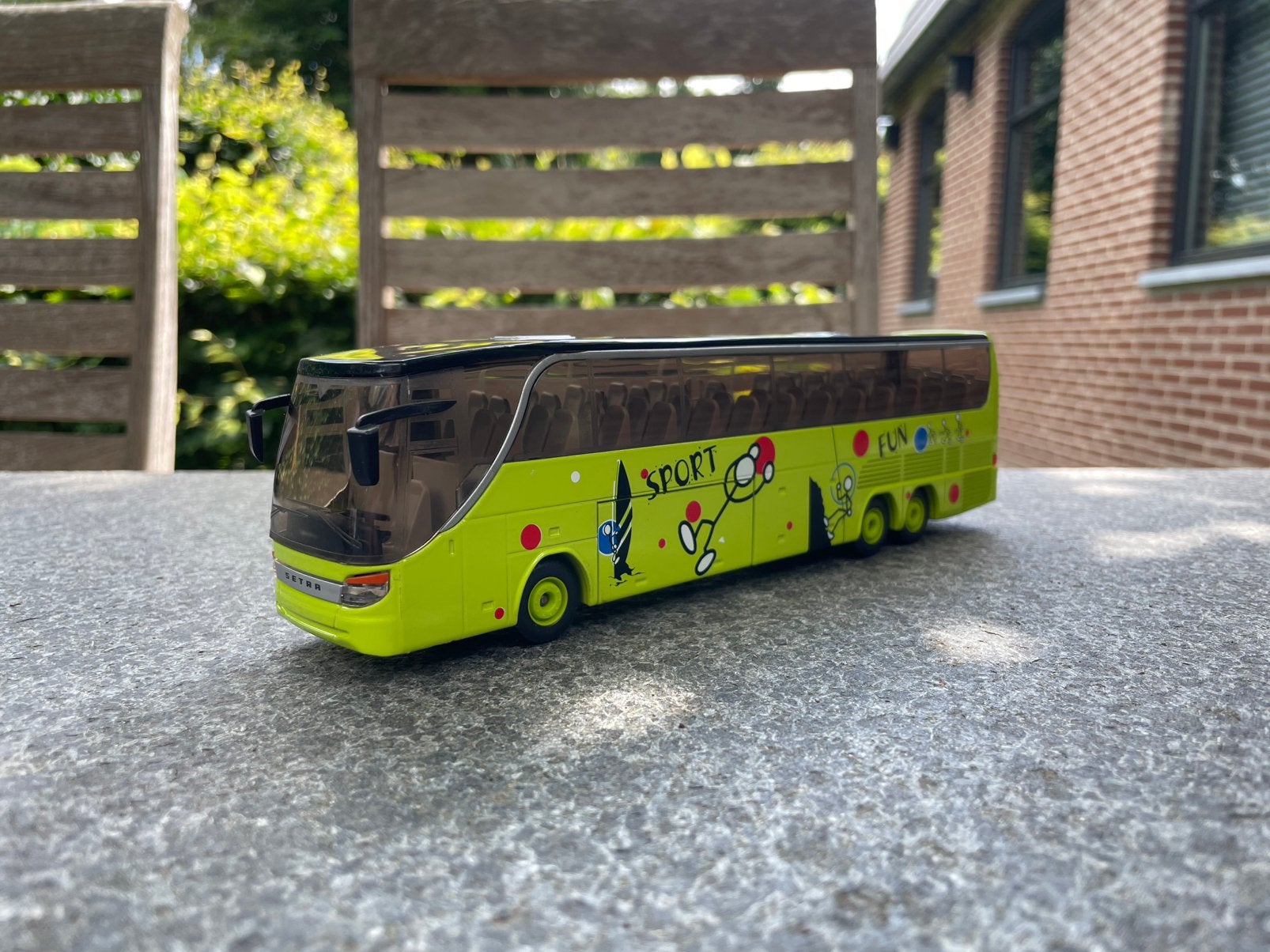Siku 3729 - Setra reisbus groen, Ophalen of Verzenden, Nieuw, Bus of Vrachtwagen, SIKU