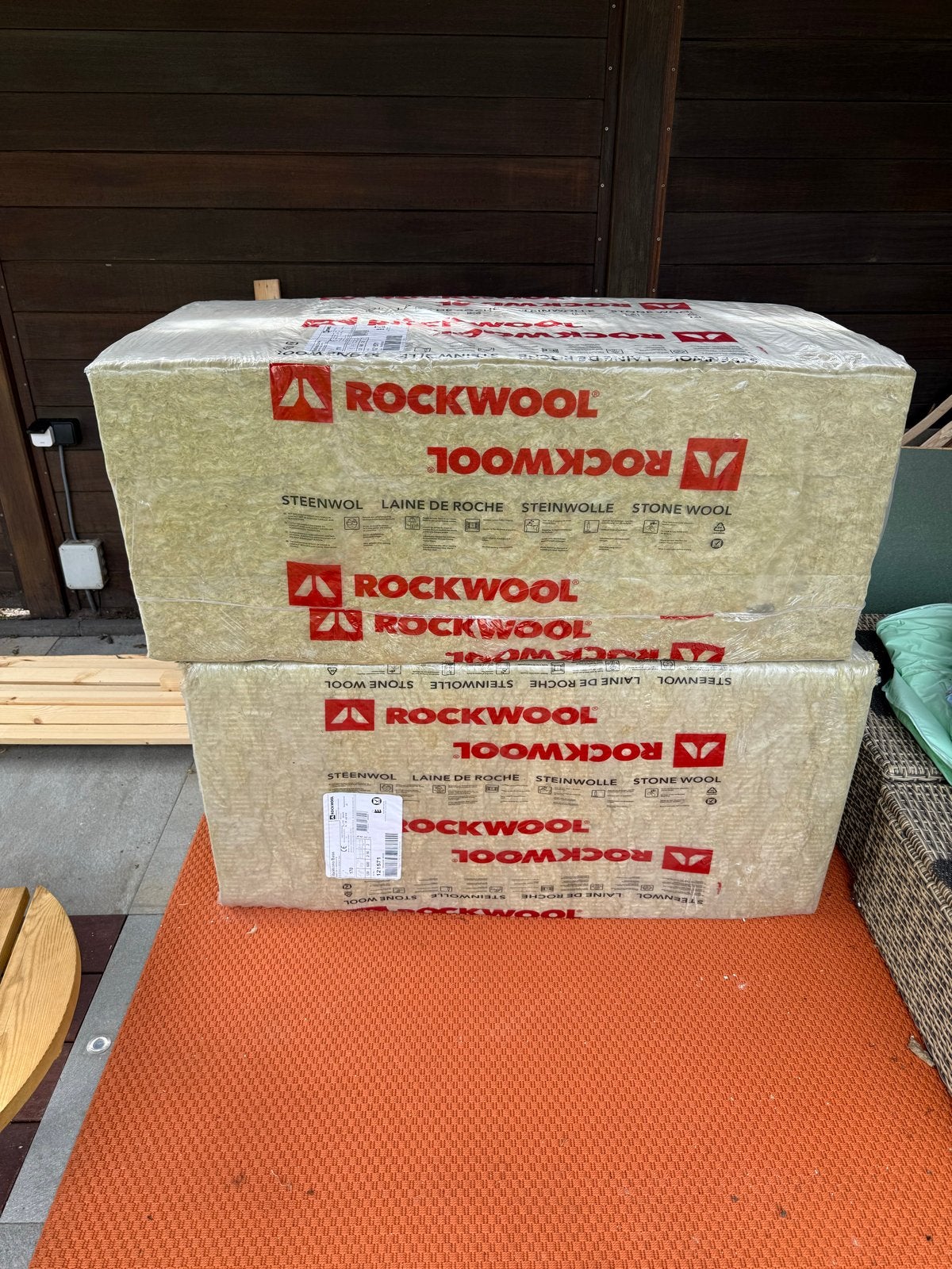 ROCKWOOL RockSono Base Steenwol Isolatieplaten, Ophalen, 12 cm of meer, Nieuw, Steenwol