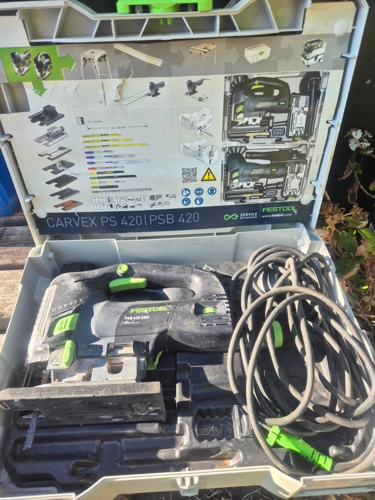 Festool Carvex PSB 420 EBQ Decoupeerzaag Defect, Ophalen, Gebruikt, Decoupeerzaag, 600 tot 1200 watt