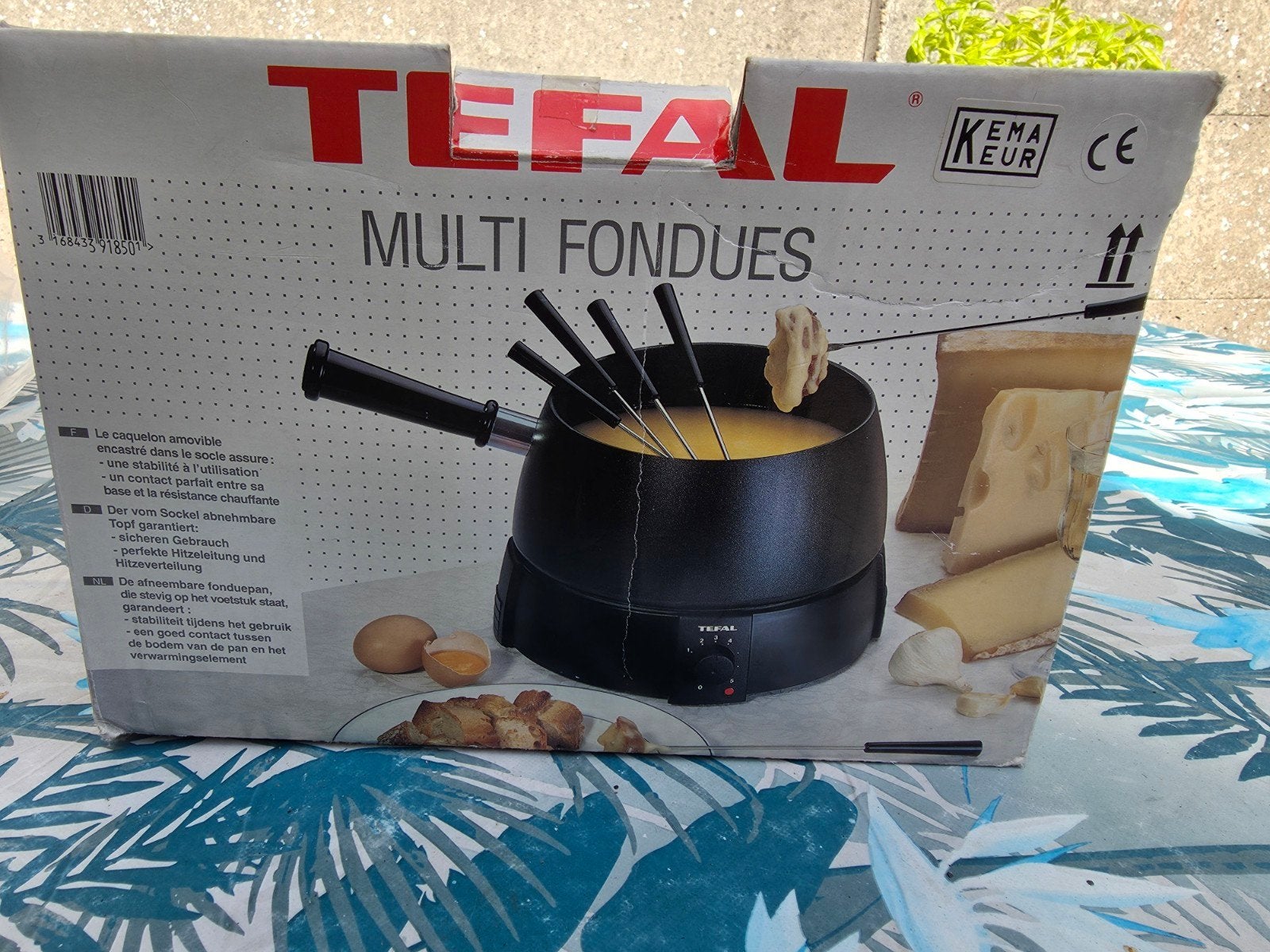 Tefal Multi Fondueset - Elektrische Fonduepan, Witgoed en Apparatuur, Ophalen of Verzenden, Gebruikt, Elektrisch, Fondueset