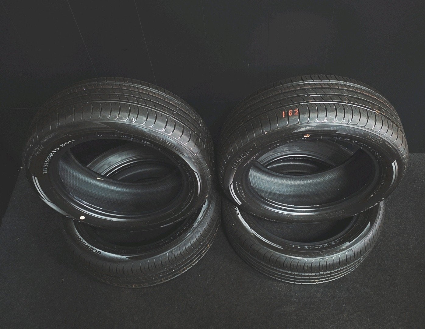 185 55 R15 15 Kumho ecowing DEMO zomerbanden, 15 inch, Nieuw, Band(en), Kumho