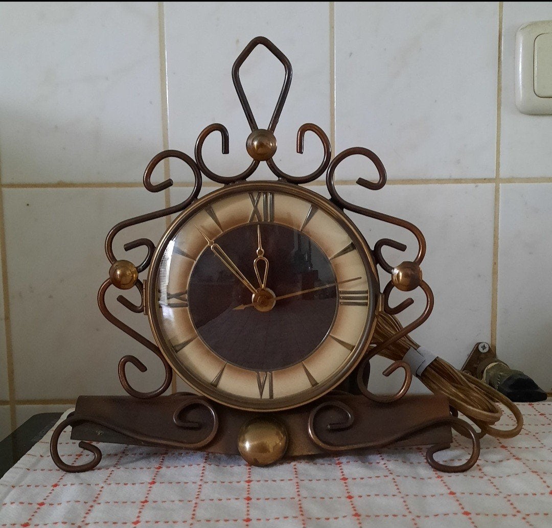 vintage klok, Ophalen