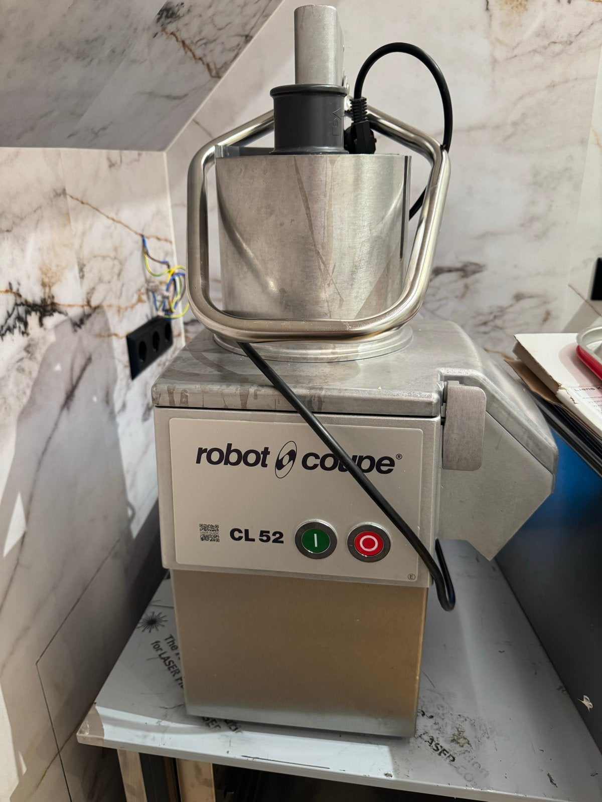 Robot Coupe CL 52 Groentesnijder - Professioneel, 4 liter of meer, Ophalen, Zo goed als nieuw, 1 snelheid