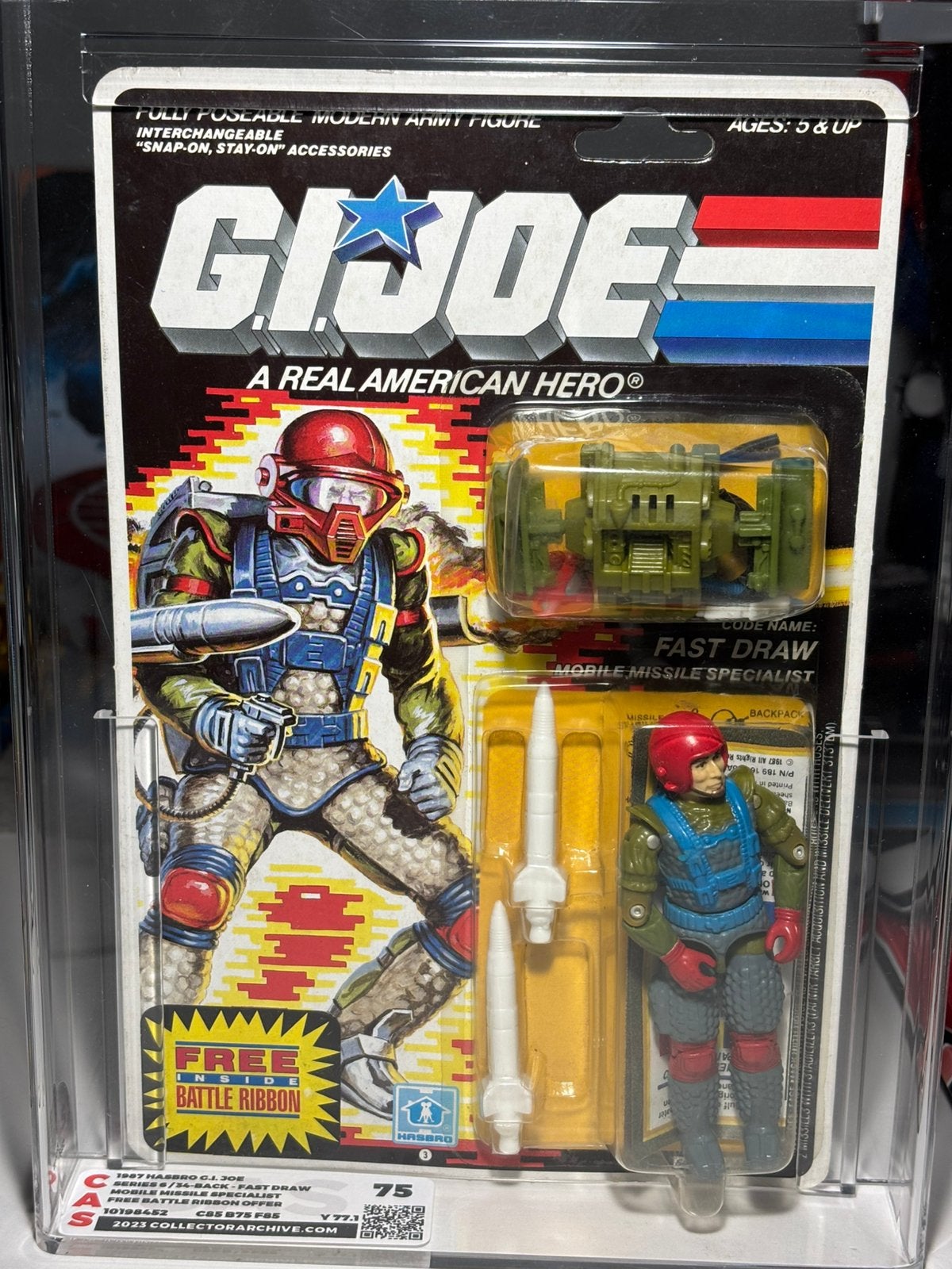 GI Joe Fast Draw CAS 75 moc, Verzenden, Zo goed als nieuw