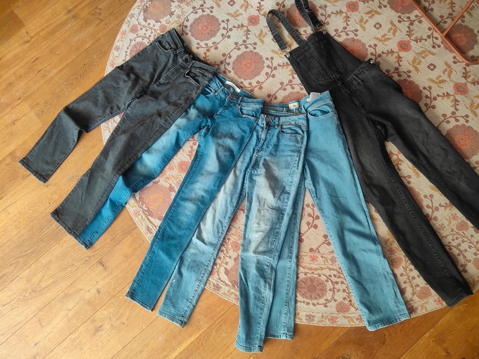 5 spijkerbroeken maat 36(C&A, FB Sisters, Wrangler, Vila, Es, Ophalen of Verzenden