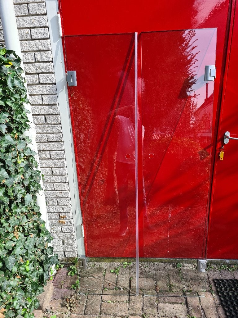 Degelijke glazen douchedeuren (2st.), Doe-het-zelf en Verbouw, Ophalen, Zo goed als nieuw, Glas, Douche