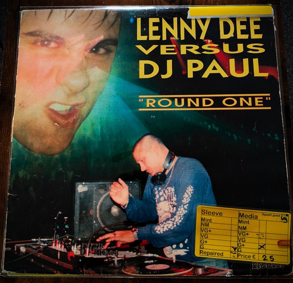 Lenny Dee Versus DJ Paul* ‎– Round One (433), Gebruikt, Hardcore, Beschermende buitenhoes, Ophalen of Verzenden