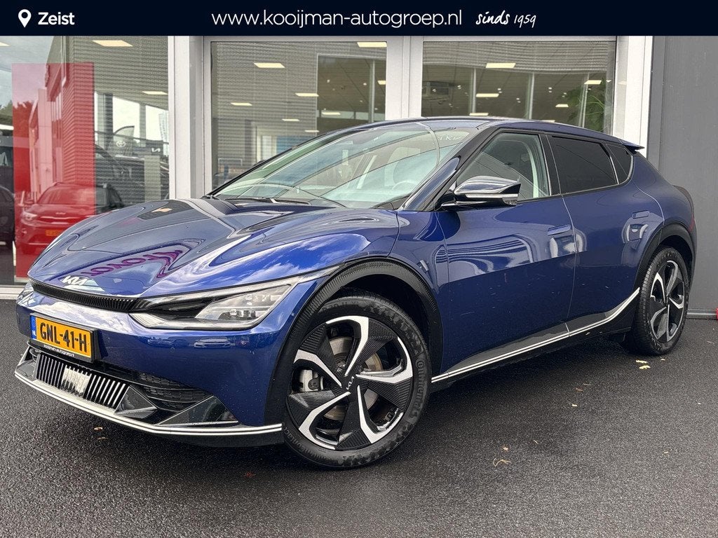 Kia EV6 Edition Advanced 77.4 kWh Stuur & Stoel verwarming |, Auto's, Kia, Automaat, 228 pk, Achterwielaandrijving, Gebruikt