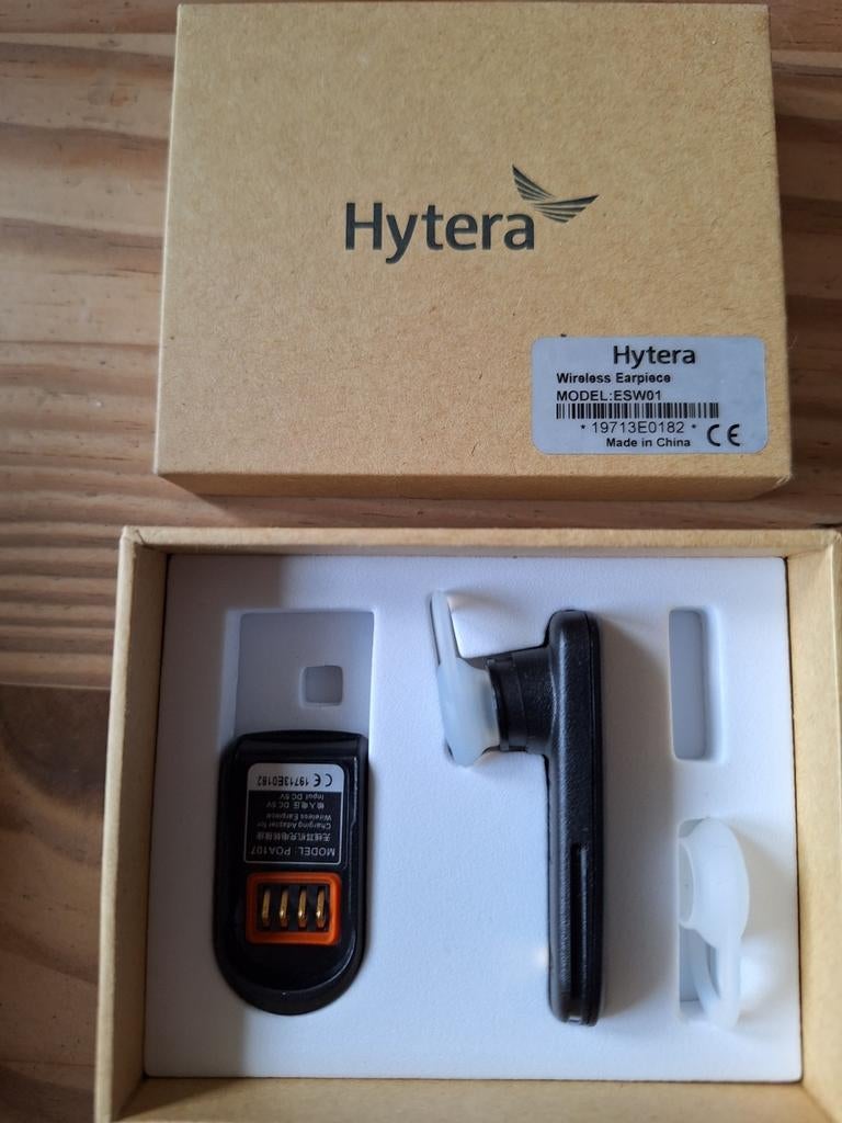Hytera earpiece model ESW01, Telecommunicatie, Ophalen of Verzenden, Nieuw